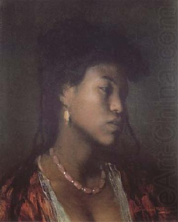 Portrait d'une Nubienne (mk32), Leopold Carl Muller